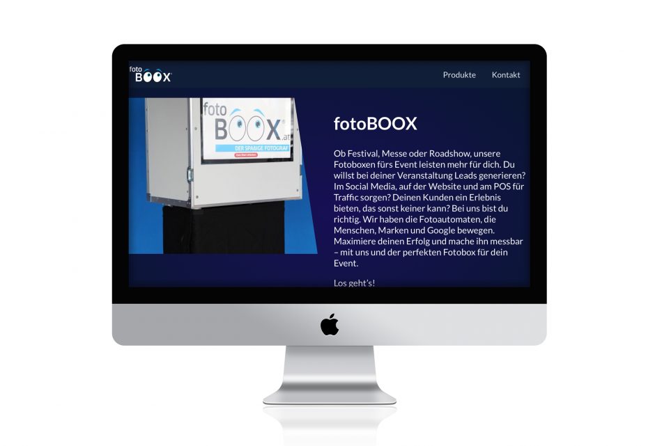 Fotoboox Eventfotografie // Website