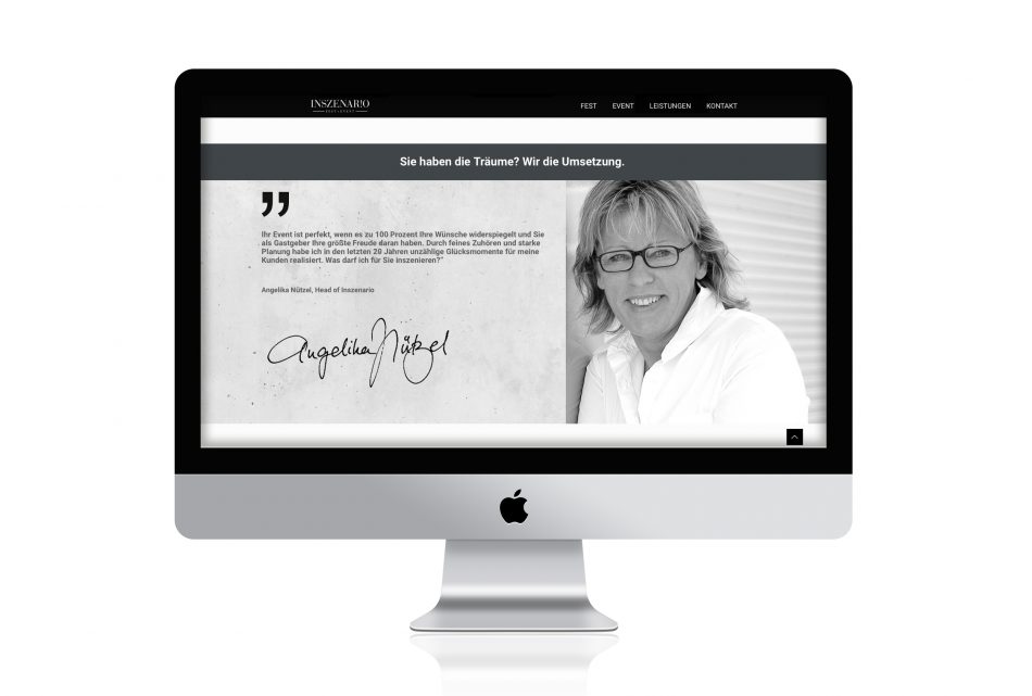 Inszenario Events // Website