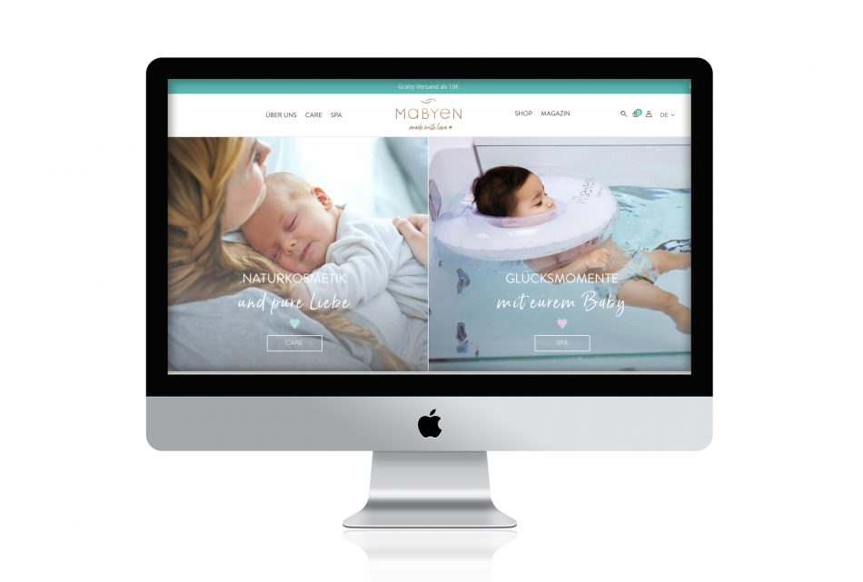 Mabyen Spa & Care // <br>Website, Shop & Blog