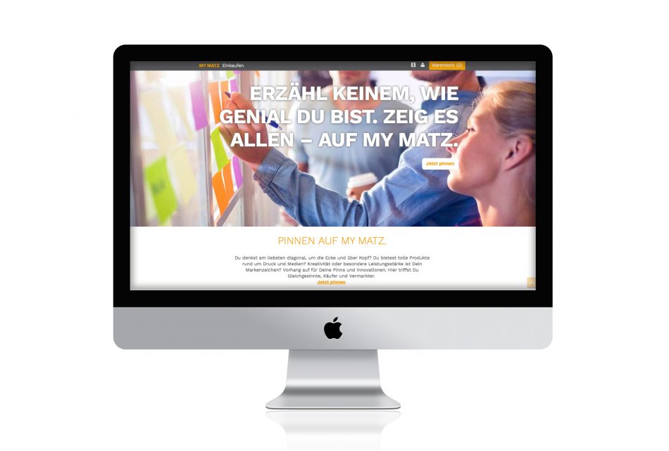 My Matz Onlinebörse // <br> Website & Shop