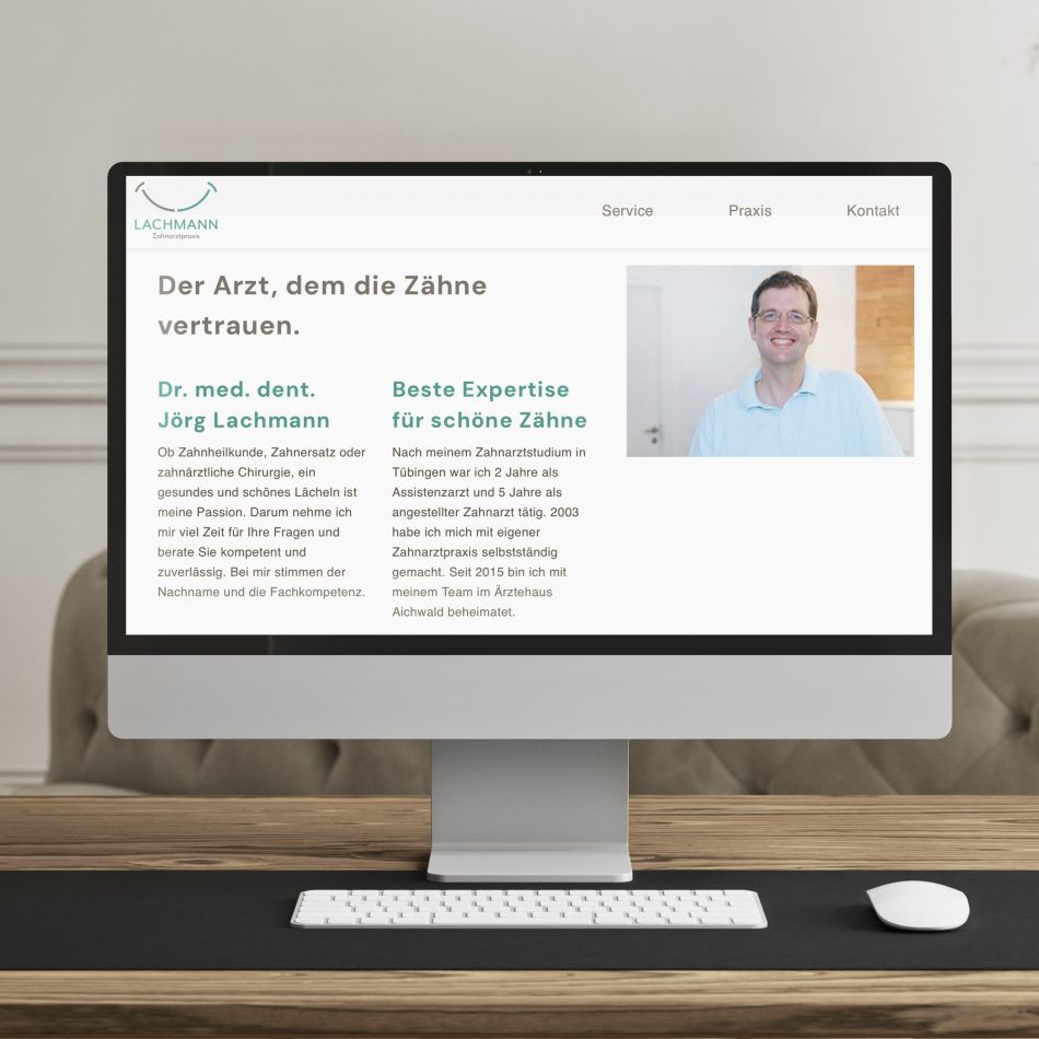 Dr. Lachmann Zahnarzt // Website