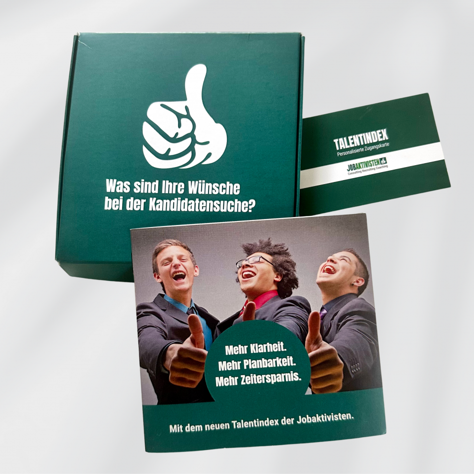 Jobaktivisten Personaler // <br> Mailingaktion per Post