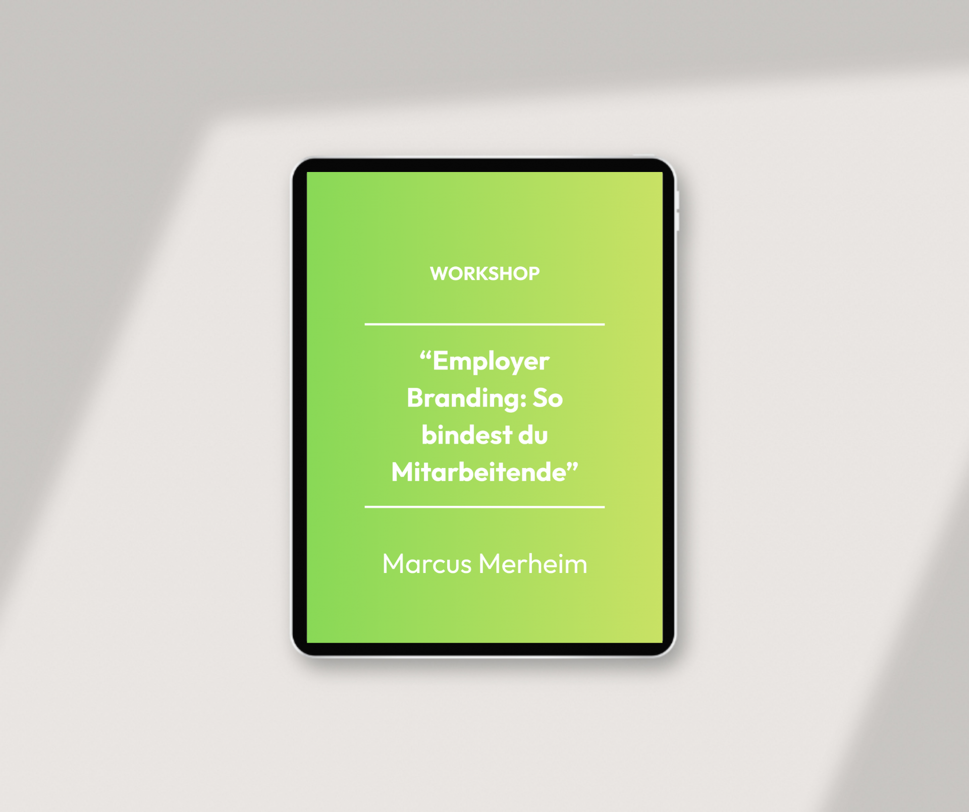 Workshop – Employer Branding für KMU