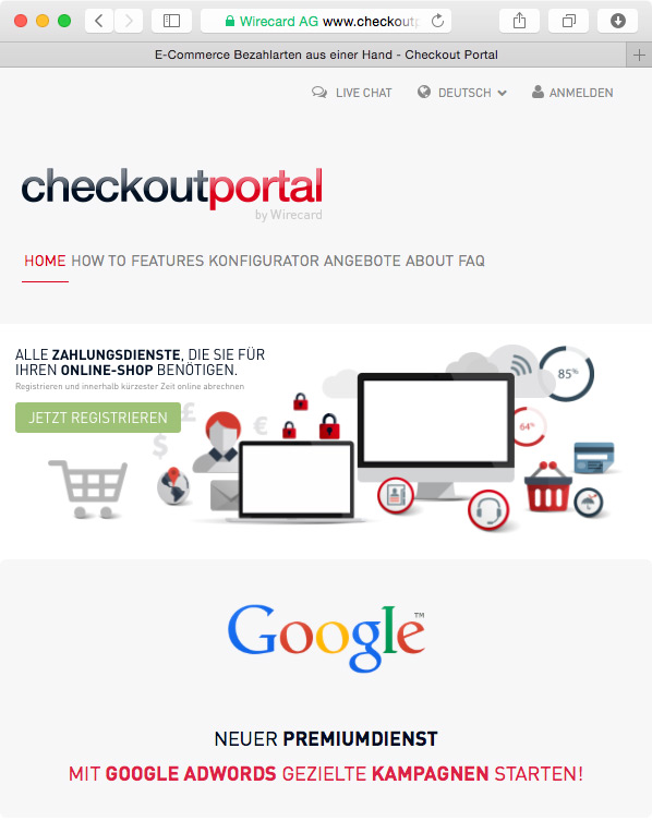 Website // Checkout Portal