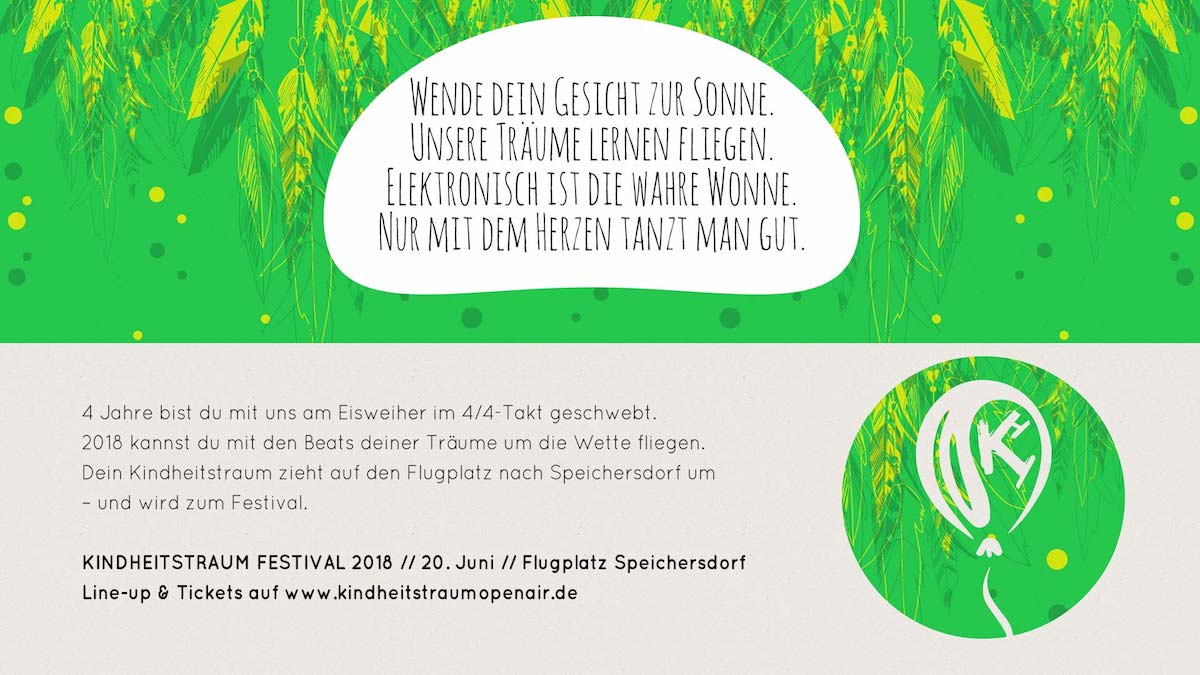 PR-Text // Kindheitstraum Festival 