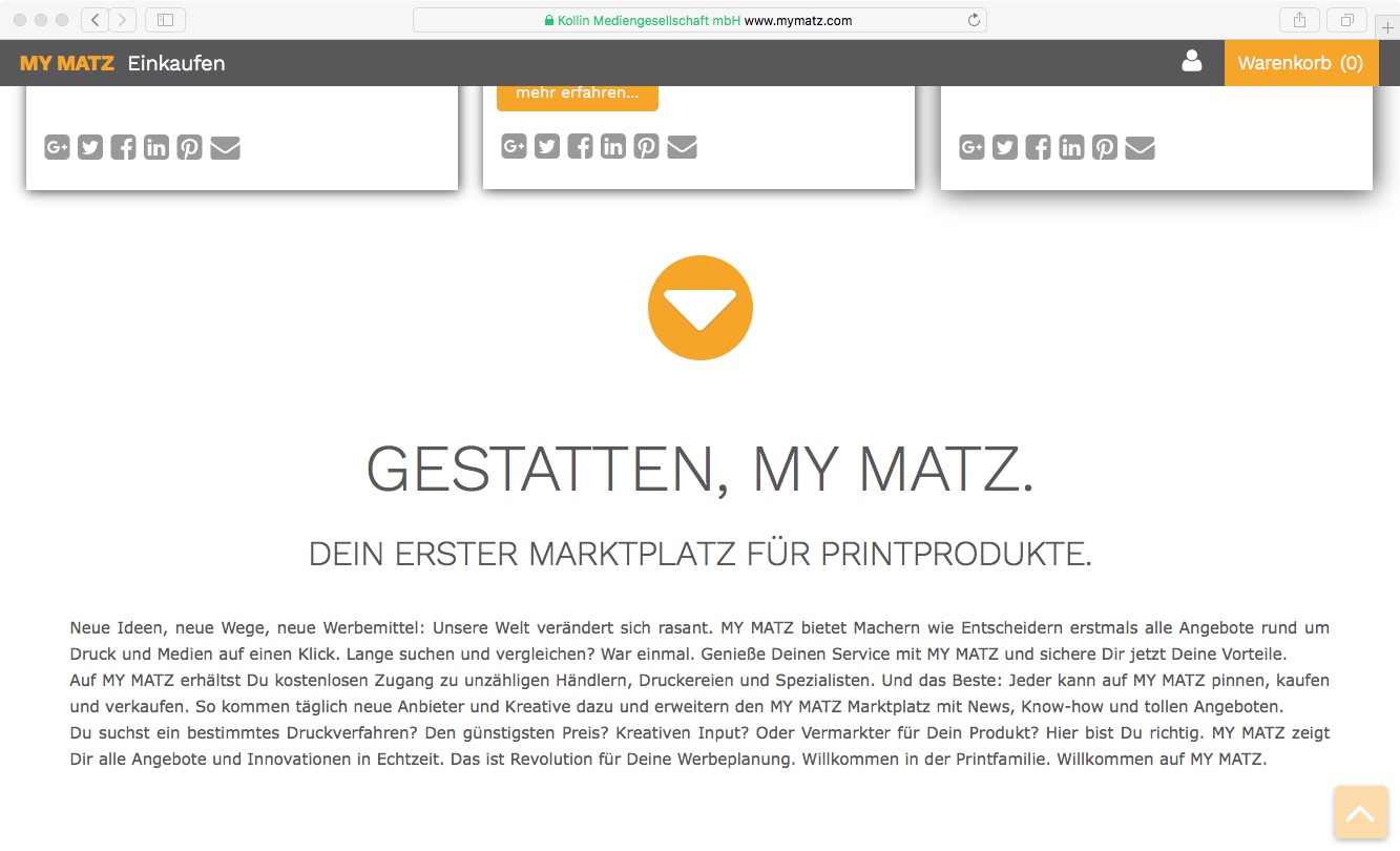 Website // My Matz